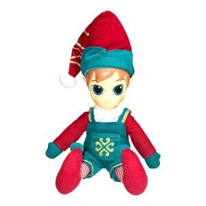 Vintage PNP 'Do Good Elf' Posable Plush Christmas Decor Stuffed Display 15"